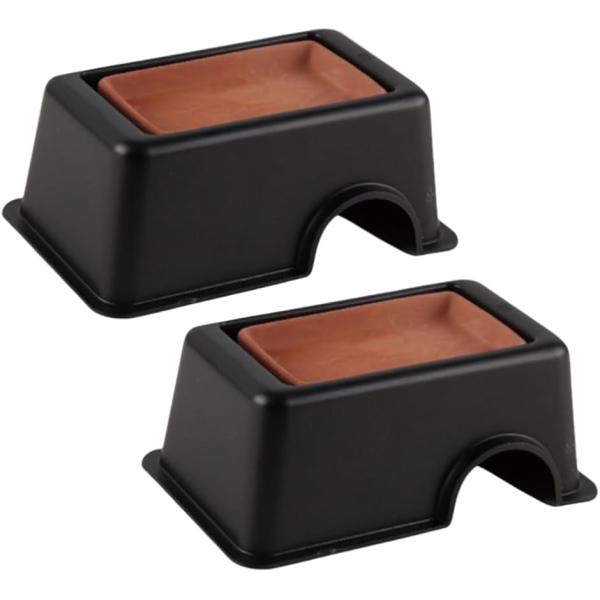 「湿度管理が簡単」水を注ぐだけで湿度調整完了。手間なく快適な飼育空間を実現。「ペットも安心」洞窟風シェルターがペットに安心感を与え、リラックス効果も。「インテリアにも馴染む」スタイリッシュなブラックカラーで、飼育ケースの見栄えも向上。「体調...