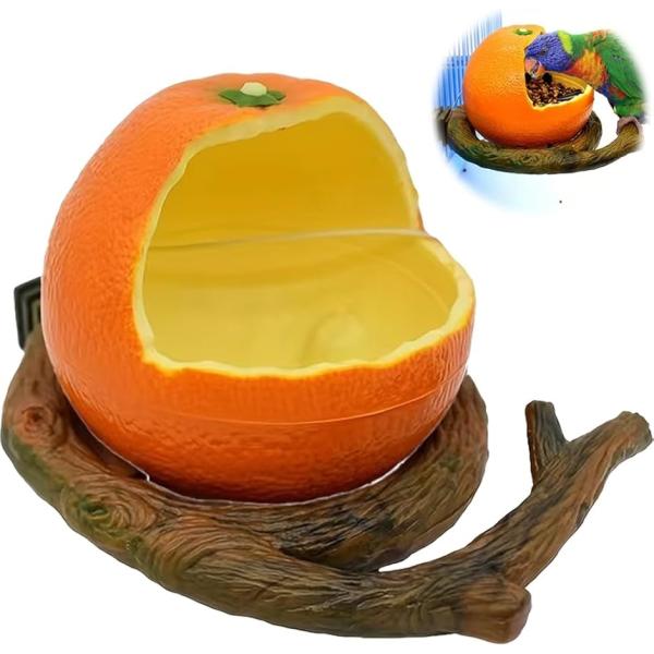 バリエーションコード : 2BUKYK1YGI「暮らしになじむ　フルーツ型バードフィーダー」・好奇心アップ.フルーツ型でストレス軽減にも・パッと華やぐ.リアルデザイン・安定感ある土台で倒れにくい安心設計「POINT1」遊び心くすぐるフルーツ...