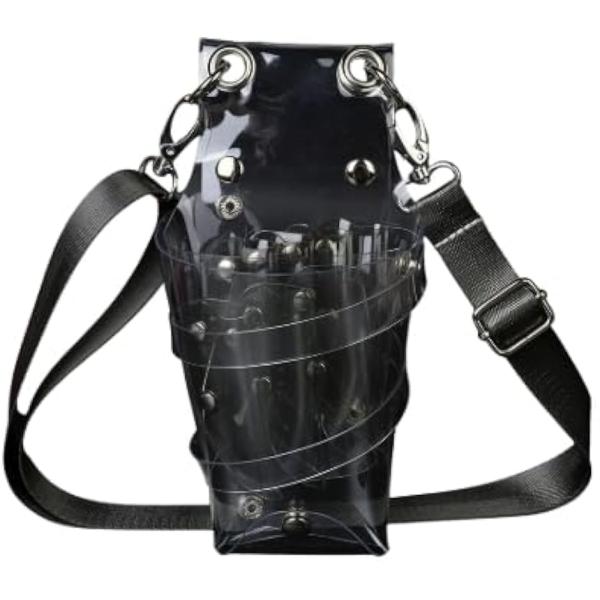 バリエーションコード : 2BRFJK4RPH美容師シザーケースクリアタイプで、サロン内の素早いツールアクセスを実現。透明シザーバッグとして7丁収納可能、軽量スケルトン設計が肩掛け腰掛け両対応で動きやすい。忙しいカットタイムにハサミの視認性...