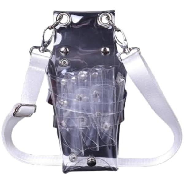 バリエーションコード : 2BRFJK4RPH美容師シザーケースクリアタイプで、サロン内の素早いツールアクセスを実現。透明シザーバッグとして7丁収納可能、軽量スケルトン設計が肩掛け腰掛け両対応で動きやすい。忙しいカットタイムにハサミの視認性...