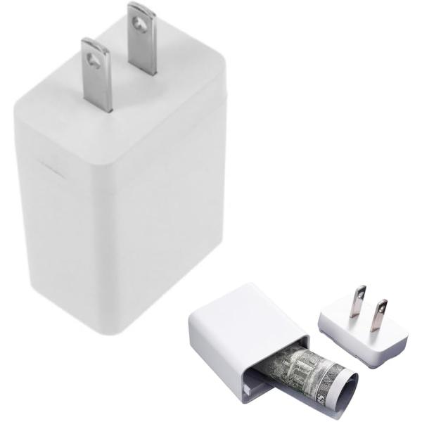 「貴重品の隠し収納」見た目は普通の充電器、でも中に貴重品を隠せる防犯仕様のアイテムです。「多機能収納スペース」車の鍵や小銭、薬まで収納OK。旅行や外出先でも大活躍のミニ保管庫です。「コンパクト設計」手のひらサイズだからバッグやポーチに入れて...