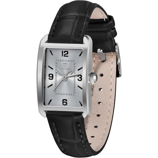 バリエーションコード : 2B9DWF3H5Yレトロな女性腕時計：クラシックでレトロなレディース腕時計、高品質の樹脂ガラス文字盤/レトロな長方形文字盤/洗練された革ベルトは、日常のシーンに適しており、パーティー、パーティー、結婚式の着用にも...