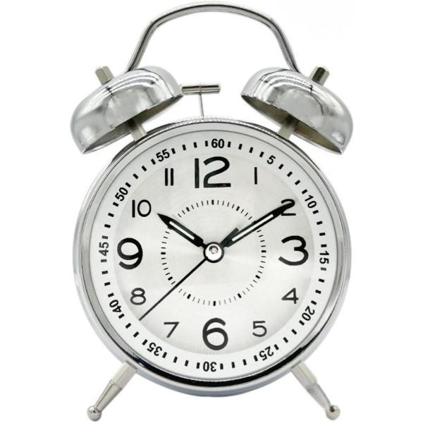 バリエーションコード : 2BUPLY0NOI「高音量でしっかり起こす。」 ツインベルと金属ハンマーを採用した大音量設計で、深い眠りの方でもしっかり起床できます。静音秒針でカチカチ音が気にならず、寝室・子供部屋・オフィスなど静かな環境にも最...