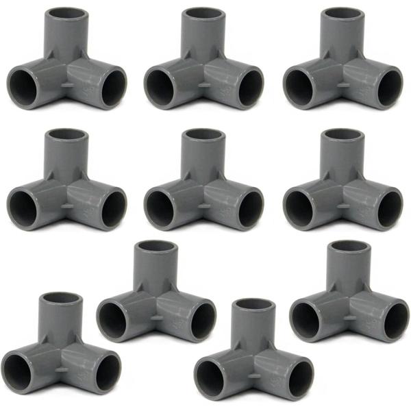 バリエーションコード : 2BUPUW8Y0K＊注1：本継手は日本のJIS規格の「呼び径20（外径26mm）の塩ビパイプ」には適合しません。外径20mmのパイプ専用です。本製品は、DIYでの骨組み制作に特化したPVC 3方向エルボ（立体三通...