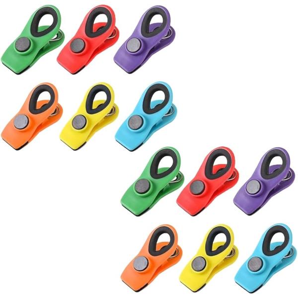 「片手で簡単操作＆強力密封」高弾力スプリング内蔵で、軽い力で開閉でき、袋の口をしっかりと密封するクリップです。開封後の食品やスナック菓子などの鮮度を保ち、湿気や乾燥を防ぎます。お得な12個セットなので、ご家庭やオフィスなど、様々な場所で活躍...