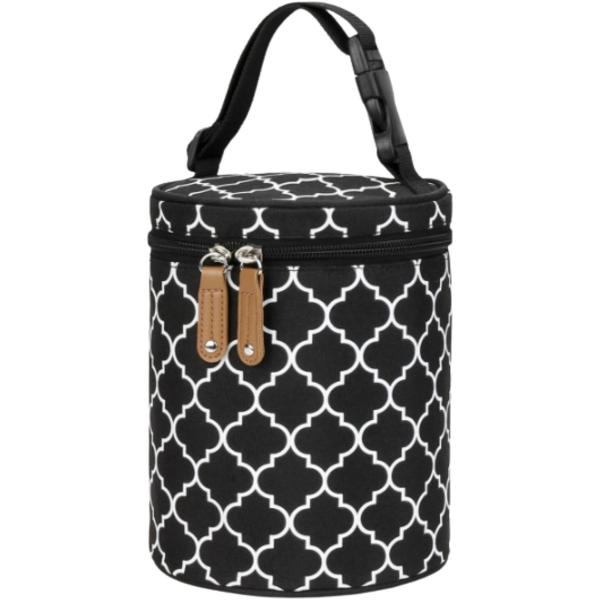 バリエーションコード : 2BUUQ36GJ1「使いやすさ抜群のコンパクト設計」高さ19cmの縦型フォルムで、丸みを帯びた可愛いバケツ型。頑丈なガセットで荷物をしっかり収納できる。両サイドのジッパーで素早く開閉可能、赤ちゃんとのお出かけに最...