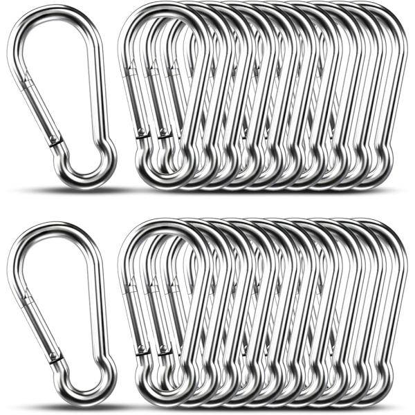 バリエーションコード : 2BUL9TJ9I3「商品情報」カラビナの素材:SUS304ステンレス鋼製で、外形寸法：40mmx20mm、厚さ：3.9mm、重量：8g（1個あたり）「安全性能と耐荷重」M4カラビナの最大安全耐荷重は50kgに達し...