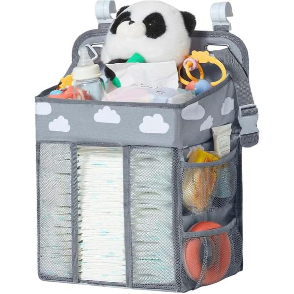 バリエーションコード : 2BUVU3919S1. 散らかるおむつをスッキリ収納。「おむつストッカー 吊り下げ」 赤ちゃんのいる生活は、可愛いけれどモノが多くて大変ですよね。このおむつストッカーは、ベビーベッドやベビーワゴンに吊り下げて使う...