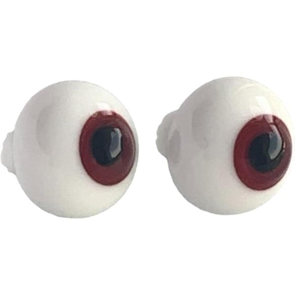 バリエーションコード : 2BUX9PFC5L透明感と発色が美しいレッド系グラスアイです。ガラス製ならではの輝きで、人形やフィギュア、球体関節人形（BJD）などの作品に生命感を与えます。クラフト・手芸・造形などの用途に適したドールアイです。...