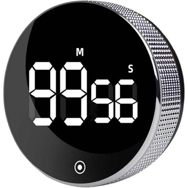 バリエーションコード : 2BU8U53KKG「回すだけの簡単設計」 回転式ダイヤルでスムーズに時間を設定可能。右回転で増加、左回転で減少、ワンタッチでスタート・ストップ。最大99分55秒のカウントダウン＆カウントアップ対応で、誰でも手軽に...