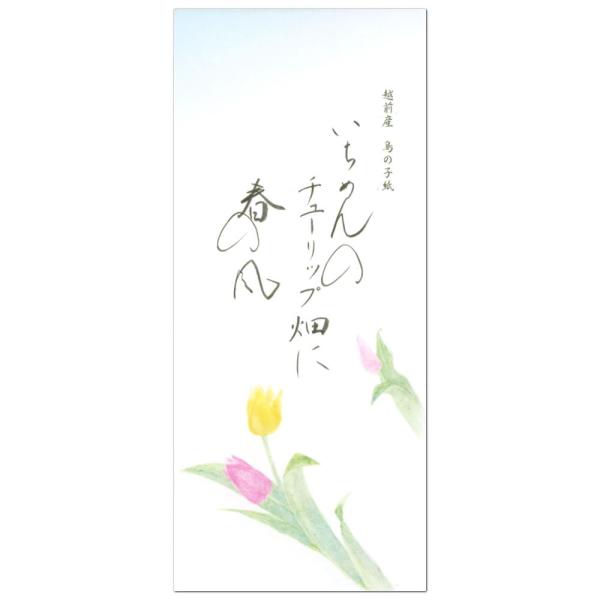 一筆箋 Khs 春柄 チューリップ 28 24枚入り 便箋 北小路紅女シリーズ 鳥の子紙使用 Nb エヌビー
