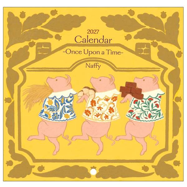 2027年 カレンダー 壁掛け Naffy Calendar -Once Upon a Time 27ACL-84 1月始まり 令和9年 アクティブコーポレーション