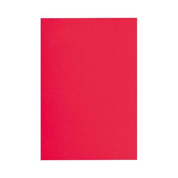 カウネット 色画用紙 四つ切 １００枚 赤
