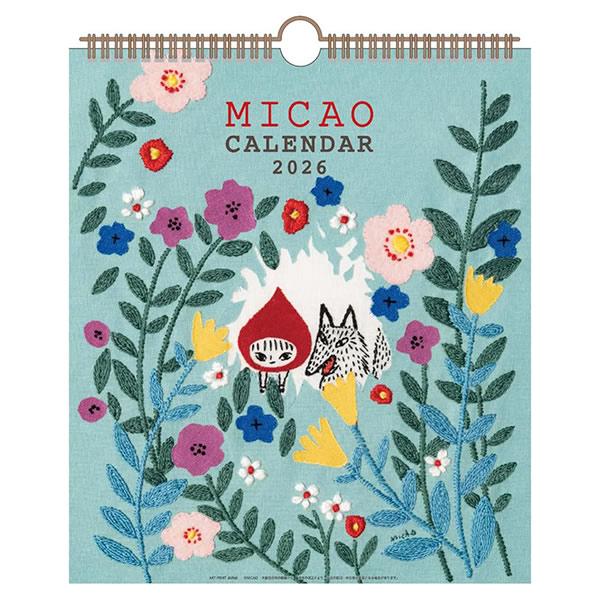 2026Calendar MICAO 壁掛けカレンダー2026年 30角 スケジュール