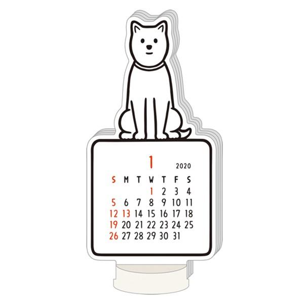 カレンダー 卓上 日本 Noritakeダイカットカレンダー C 1181 Nt ドッグ グリーティングライフ