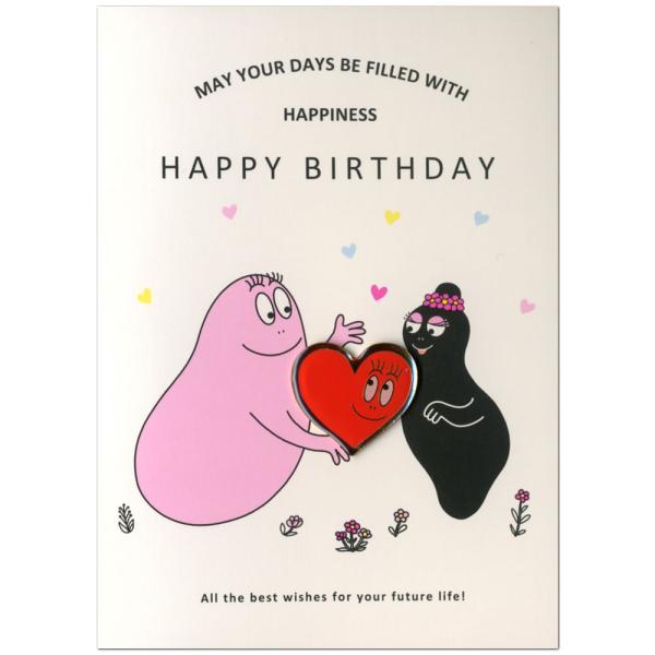 バースデーカード Barbapapa ピンバッジ バーバブラボー Hc Apj 二つ折り誕生日カード Birthday Card Buyee Buyee Japanese Proxy Service Buy From Japan Bot Online