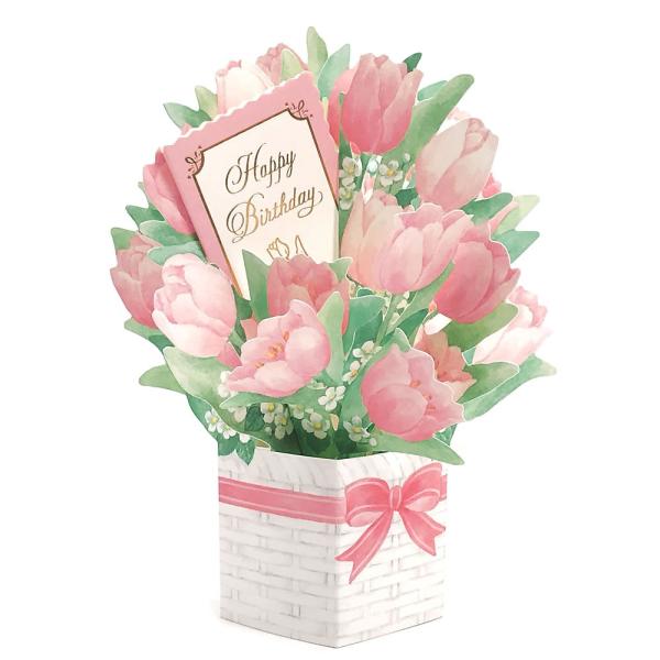 バースデーカード 花かごチューリップ L259 サンリオ 飛び出す誕生日カード Birthday Card グリーティングカード お誕生お祝い Buyee Buyee Japanese Proxy Service Buy From Japan Bot Online