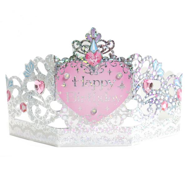 バースデーカード ライト付きメロディカード P122 ティアラ ミニカード付き サンリオ 電池交換可能 グリーティングカード お誕生お祝い 立体カード P122 堀萬昭堂 ヤフー店 通販 Yahoo ショッピング