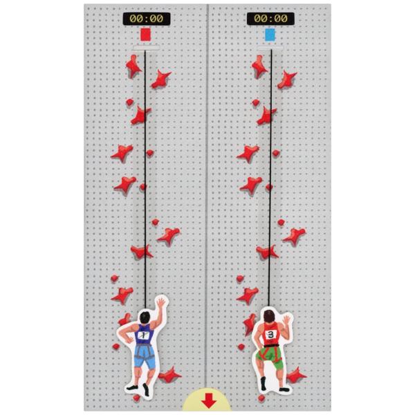 バースデーカード スポーツポップアップカード スポーツクライミング P01 サンリオ 選手が壁を登ります グリーティング