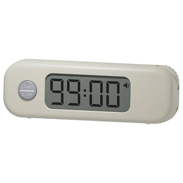 持ち運びやすいコンパクトなスティック型タイマー。くるくる→ピッ！でスタートできる、直感ダイヤル設定。３つの角度で置けて、画面がはっきり見える。◇パッケージサイズ：H155×W47×D28mm◇本体サイズ：93×30×22mm◇主要材質：本体...