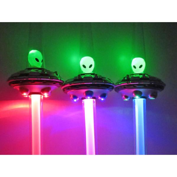 光るおもちゃ 光る！音付宇宙人スティック(12個入) : 堀商店Yahoo