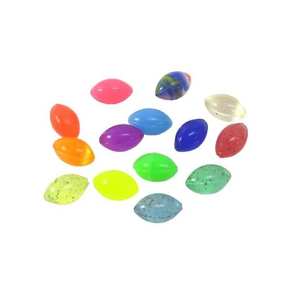 スーパーボール ラグビー（中） ミックス(100個入) : 堀商店Yahoo