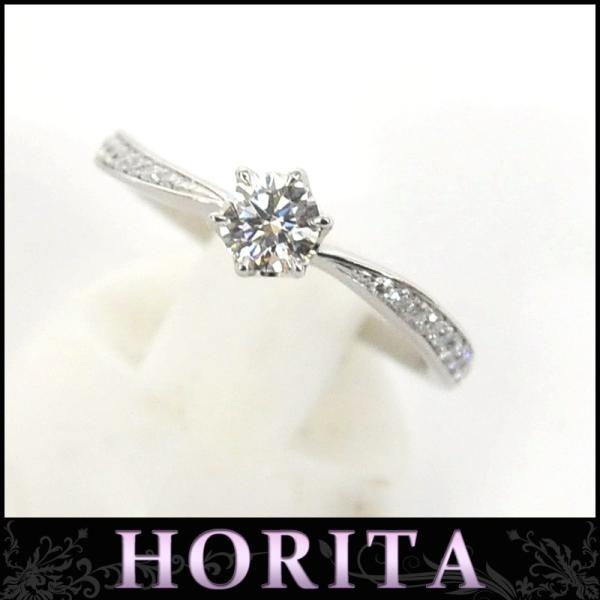 4℃（ヨンドシー） ダイヤモンド立爪指輪 0.313ct E−VVS1−3EX ガラス