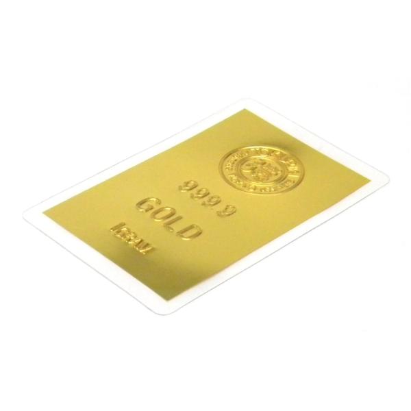 新品】徳力本店 純金 インゴット カード 24金 ingot ゴール | JChere