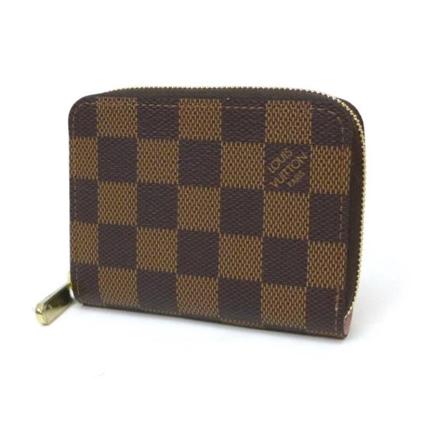 【美品】ヴィトン ダミエ ジッピーパース N60213 ローズバレリーヌ horita78_45593