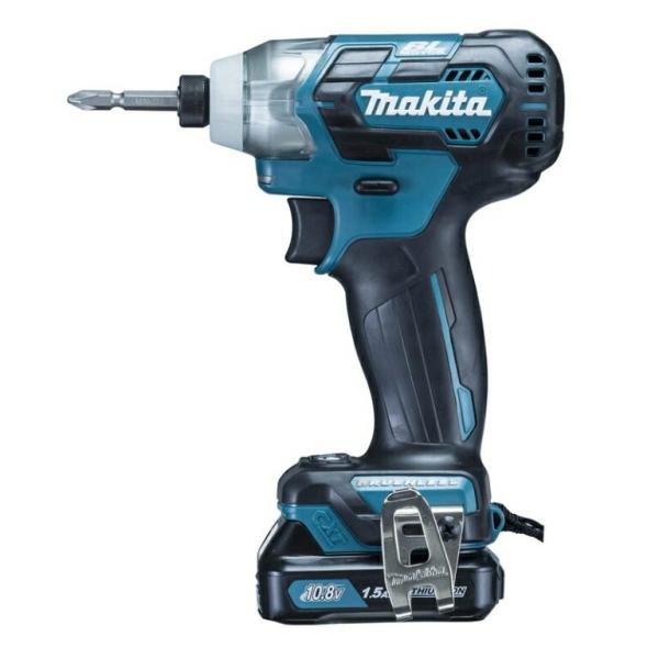 【ブランド名】: マキタ makita 【商品名】: 充電式インパクトドライバ 1.5Ah/TD111DSHX 【カラー】: 青 【付属品】: バッテリBL1015×2本、充電器DC10SA、ケース、+ビット2-65、フック 【ランク】: ...