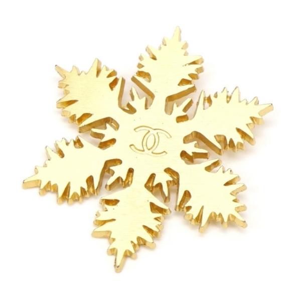 CHANEL（シャネル） ブローチ スノーフレーク 雪の結晶 01A ゴールド