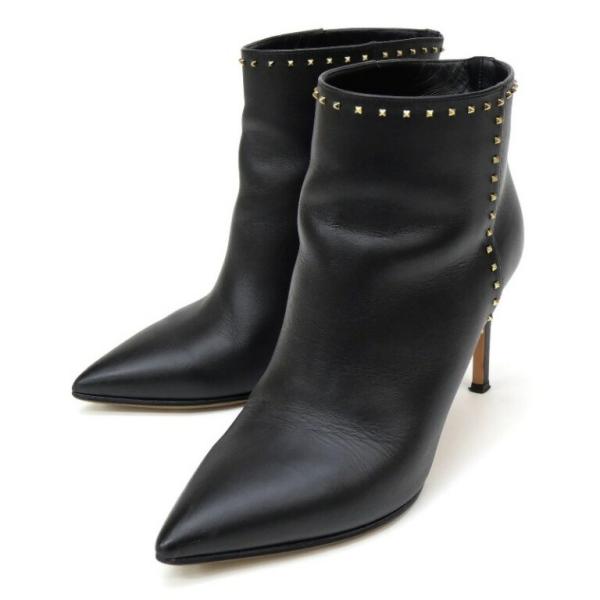 VALENTINO（ヴァレンティノ） ロックスタッズ アンクルブーツ ブーティ