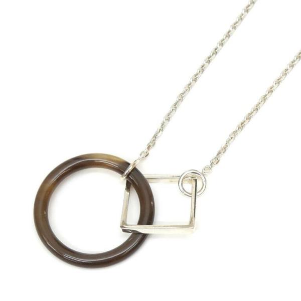 エルメスバッファローホーンセリエネックレス HERMES（エルメス） ネックレス バッファローホーン /シルバー/SV925