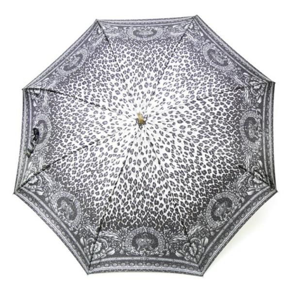 GIANNI VERSACE ジャンニ ヴェルサーチ 長傘 雨傘 ブランド傘 GIANNI VERSACE ジャンニヴェルサーチ 雨傘 アニマル柄 クラウン 長傘
