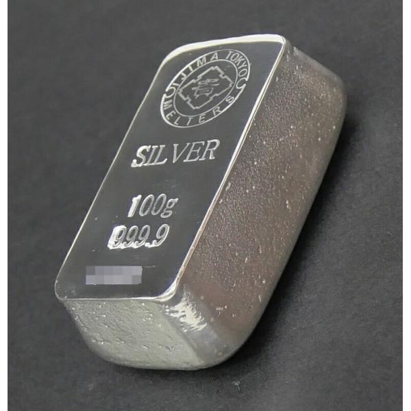 井島貴金属精錬 純銀 インゴット ingot シルバーバー /シルバー