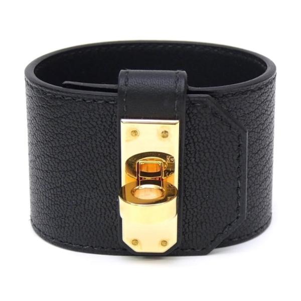 HERMES（エルメス） ケリーツイストGM レザーブレスレット PG金具 B
