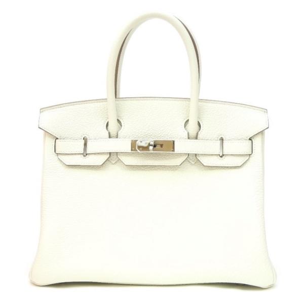 エルメス HERMES ハンドバッグ バーキン30 B刻印 SV金具 グリペール トリヨンクレマンス(68555) HERMES（エルメス） ハンドバッグ バーキン30 B刻印 SV金具 グリペール