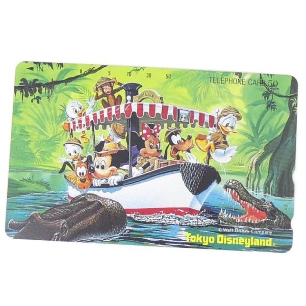 【商品名】: テレホンカード 東京ディズニーランド ジャングル 50度 テレカ　【付属品】: 本体のみ（付属品はありません）　【ランク】: 展示未使用品　/わずかなスレはありますが、未使用品のきれいな状態です。　【コメント】: 東京ディズニ...