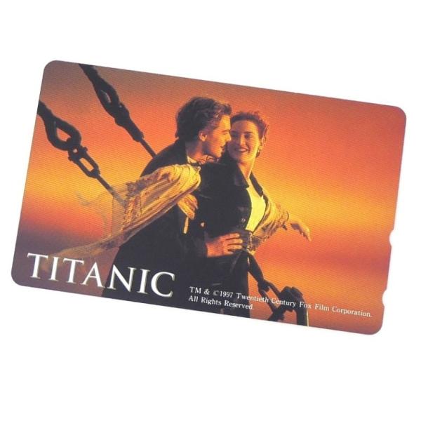 【商品名】: テレホンカード レオナルドディカプリオ タイタニック 50度 テレカ　【付属品】: 本体のみ（付属品はありません）　【ランク】: 展示未使用品　/わずかなスレ、汚れはありますが、未使用品のきれいな状態です。　【コメント】: タ...