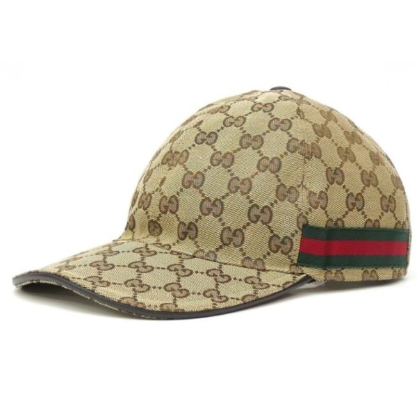 GUCCI（グッチ） ウェブ ストライプ付き GGキャンバス ベースボール