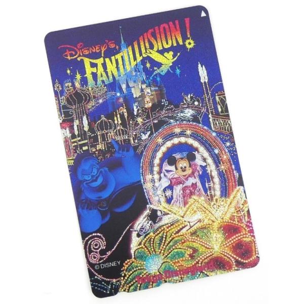 【商品名】: テレホンカード ディズニー ファンティリュージョン ミッキーマウス アースラ 50度 東京ディズニーランド テレカ　【付属品】: 本体のみ（付属品はありません）　【ランク】: 展示未使用品　/わずかなスレなどはありますが、未使...