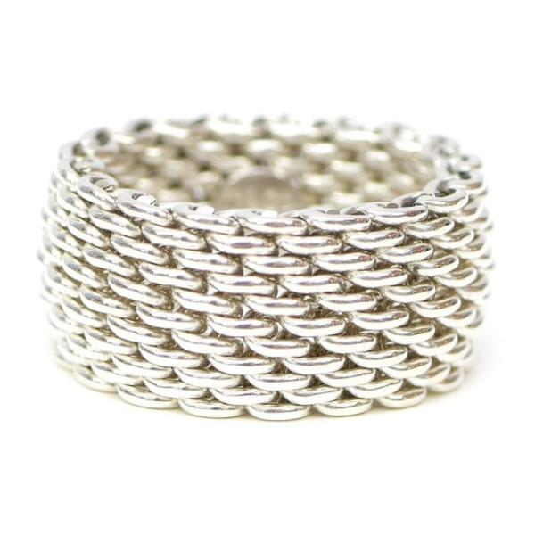 ティファニー メッシュ シルバー タイピン SV925 メンズ HA382 Tiffany&Co.☆ティファニー ネクタイピン メッシュ シルバー 925