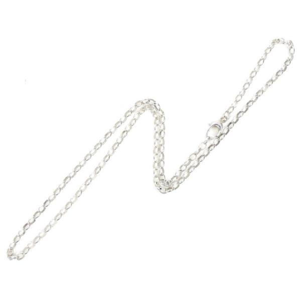 最終値引き　美品　グッチ　レクタングル　オーバル　チェーン　ネックレス　シルバー horita78_69225