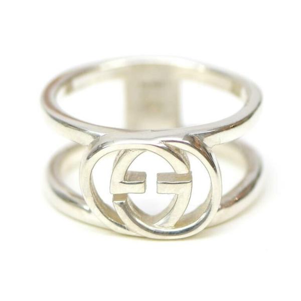 GUCCI（グッチ） 指輪 インターロッキングG リング ダブルG /シルバー
