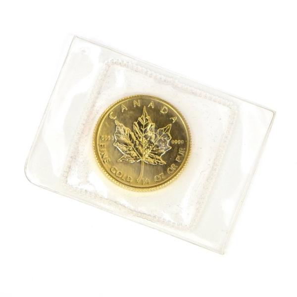 メイプルリーフ金貨 1/4oz メープルリーフ金貨 1/4オンス 1986年