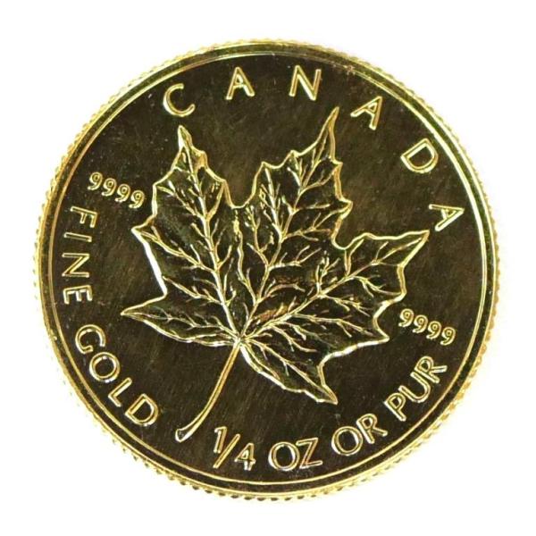 メイプルリーフ金貨 1/4oz メープルリーフ金貨 1/4オンス 1996年