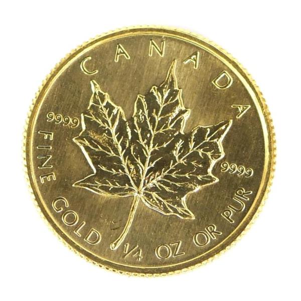 メイプルリーフ金貨 1/4oz メープルリーフ金貨 1/4オンス 1986年