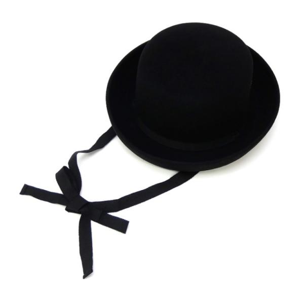 シャネル CHANEL ラビットファーフェルトハット リボン付き 紐付き帽子 ベージュ 【中古】(69632) CHANEL（シャネル） ラビットファーフェルトハット リボン付き 紐付き