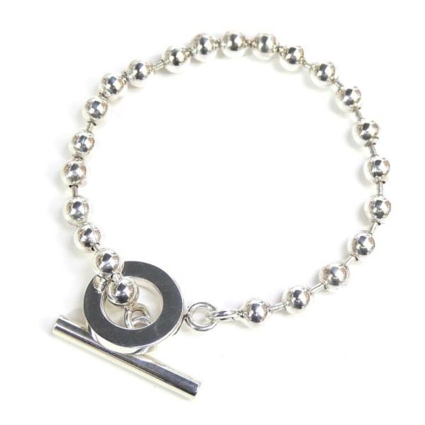 【美品 19cm】GUCCI ボールチェーン ブレスレット トグル シルバー GUCCI（グッチ） 新品同様 ボールチェーン ブレスレット 18 010294