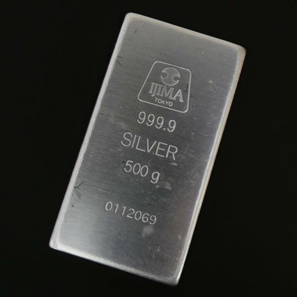 井嶋金銀工業 純銀 インゴット ingot 500g 【中古】(69923) : 堀田商事